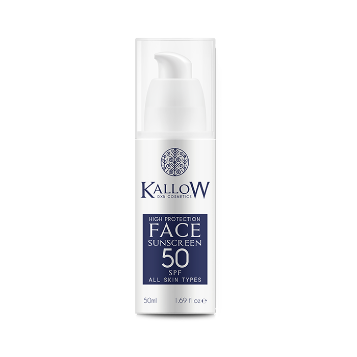 DXN Kallow - Magas Védelmű Fényvédő Arcra, SPF 50+
